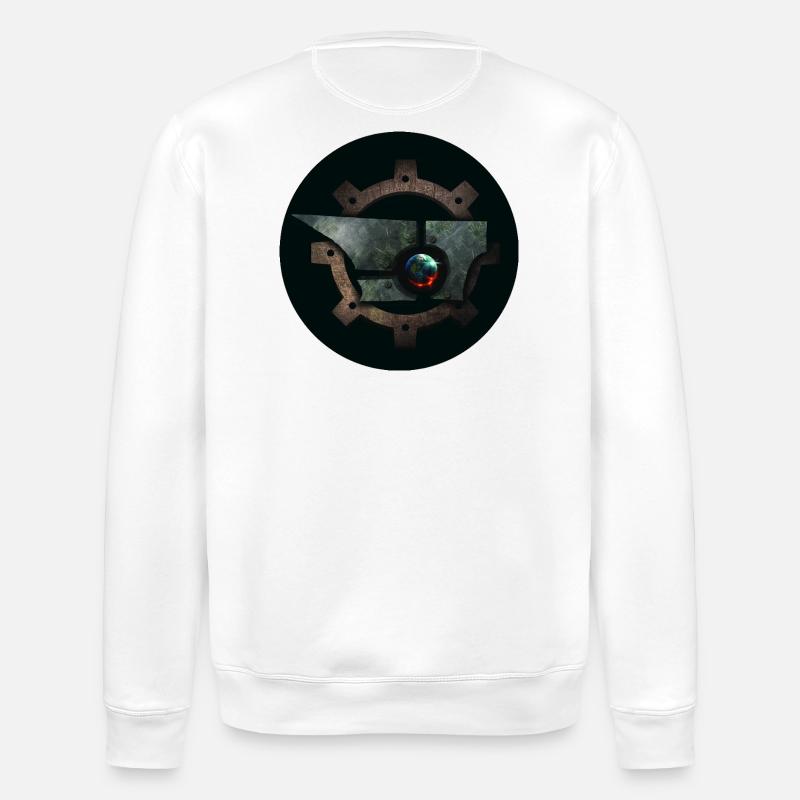 Logo GranFigo - Stanley/Stella ROLLER Unisex Organic Sweatshirt - white