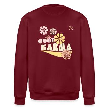 Good Karma - Stanley/Stella Unisex Bio-Sweatshirt ROLLER - Weiß - Hinten - Nik (191cm)