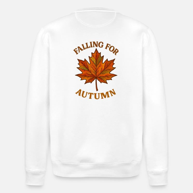 Falling for Autumn - Stanley/Stella Unisex Bio-Sweatshirt ROLLER - Weiß