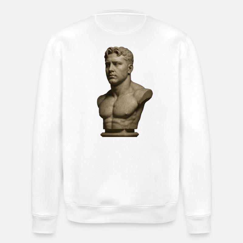 Statue - Sweat bio ROLLER Stanley/Stella Unisexe - blanc