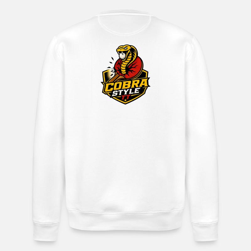 Cobra-Stil Tischtennis - Stanley/Stella Unisex Bio-Sweatshirt ROLLER - Weiß