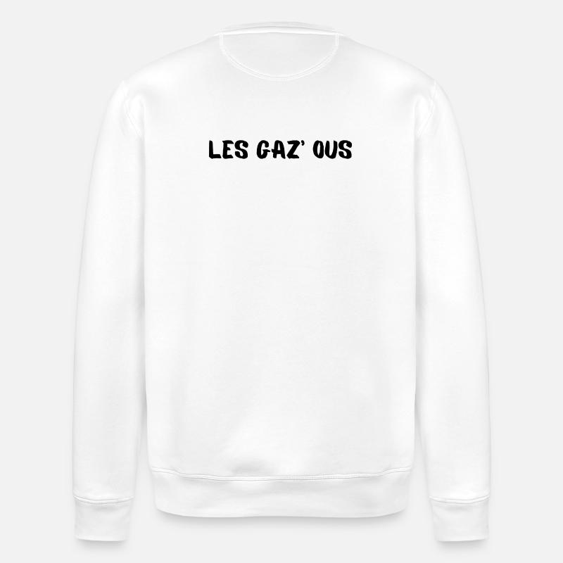 Die Gaz'elles - Stanley/Stella Unisex Bio-Sweatshirt ROLLER - Weiß