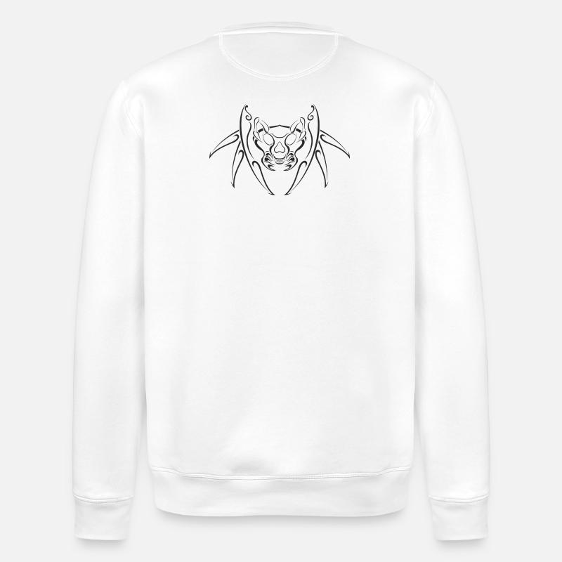 Tribal_Ant - Stanley/Stella Unisex Bio-Sweatshirt ROLLER - Weiß