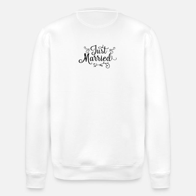 Just Married - Sweat bio ROLLER Stanley/Stella Unisexe - blanc