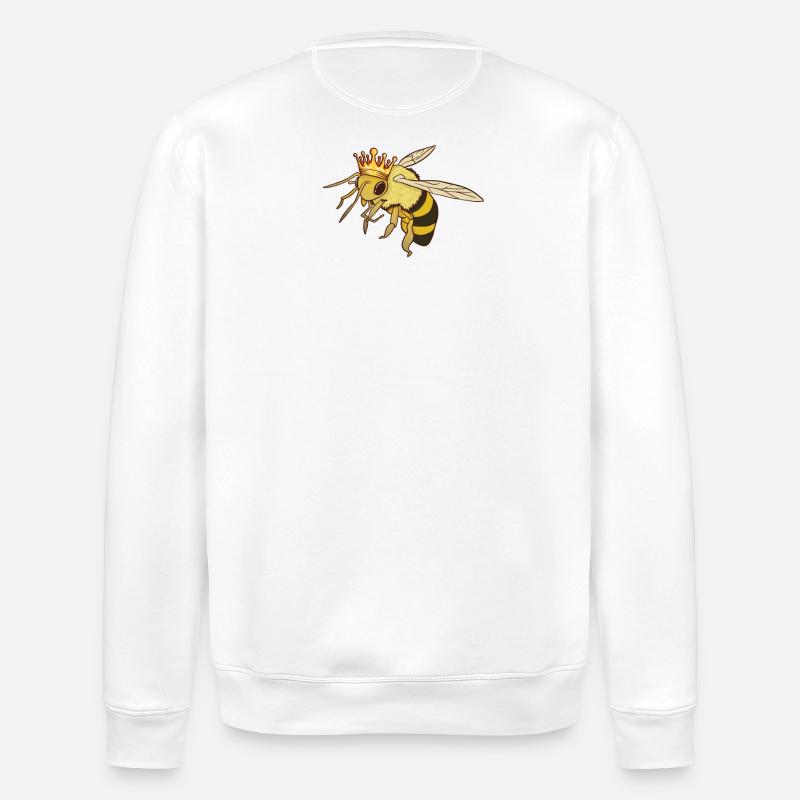 Biene - Stanley/Stella Unisex Bio-Sweatshirt ROLLER - Weiß