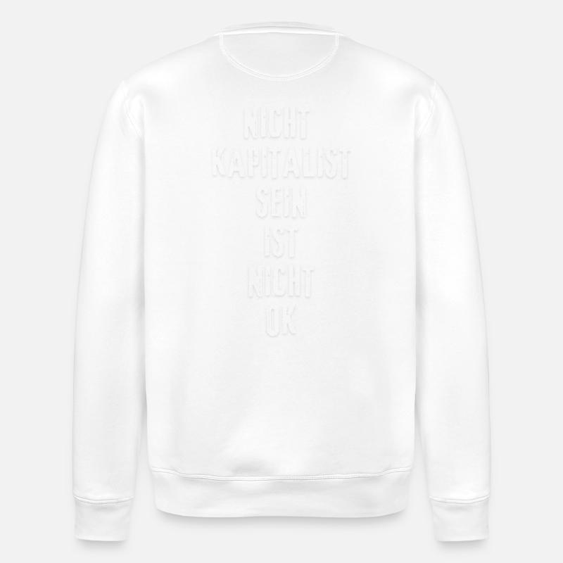 Kapitalist - Stanley/Stella Unisex Bio-Sweatshirt ROLLER - Weiß