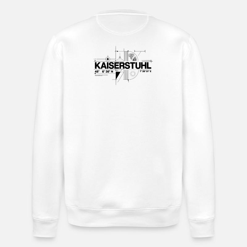 Geometric home style - Stanley/Stella Unisex Bio-Sweatshirt ROLLER - Weiß