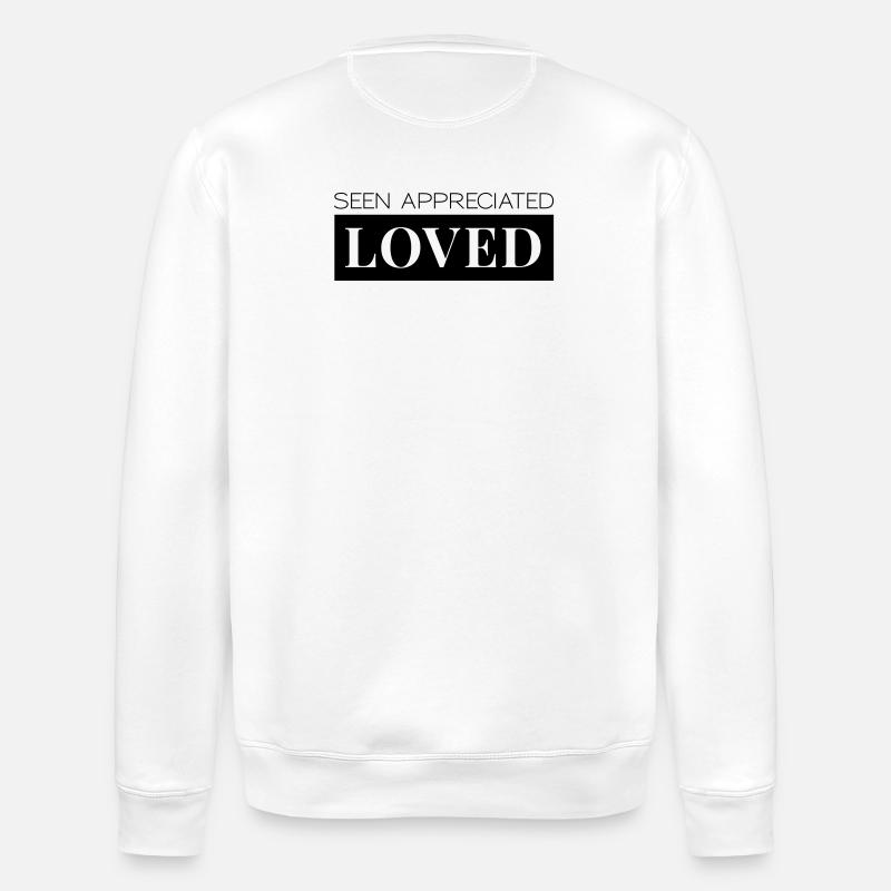 Lacs appréciés aimés - Sweat bio ROLLER Stanley/Stella Unisexe - blanc