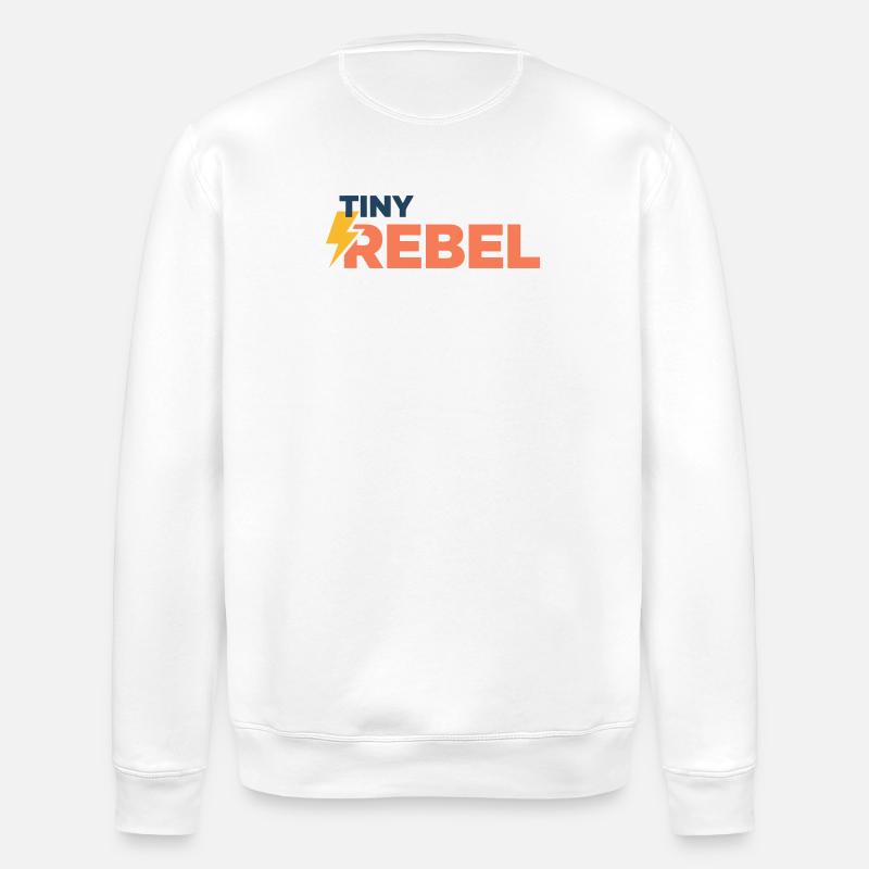 Winziger Rebell - Stanley/Stella Unisex Bio-Sweatshirt ROLLER - Weiß