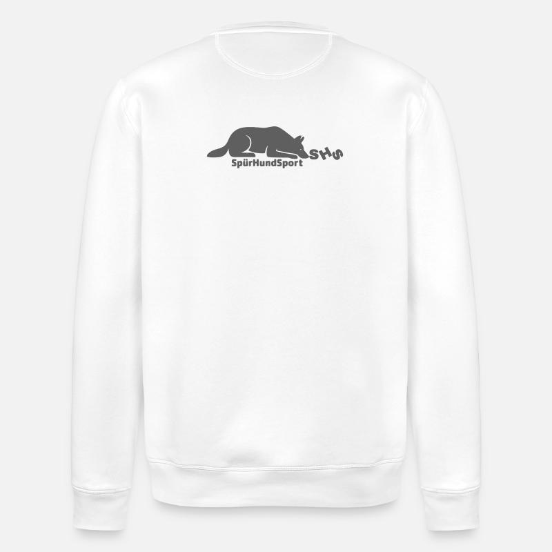 SHS Logo grau - Stanley/Stella Unisex Bio-Sweatshirt ROLLER - Weiß