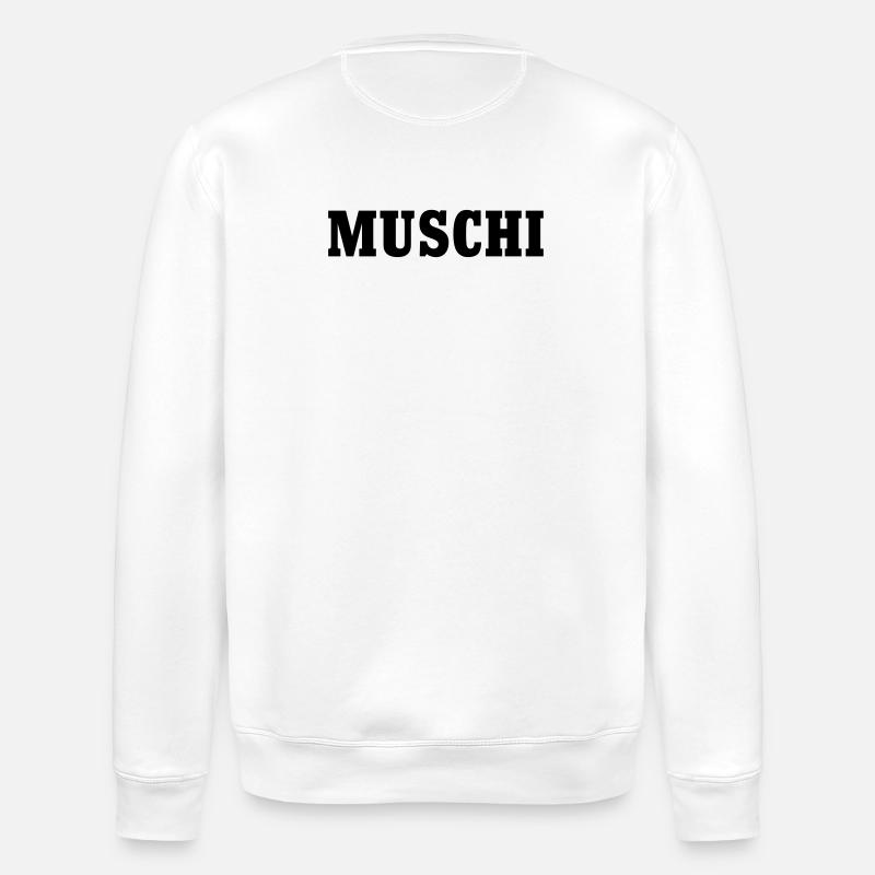 Muschi Pussie - Stanley/Stella Unisex Bio-Sweatshirt ROLLER - Weiß