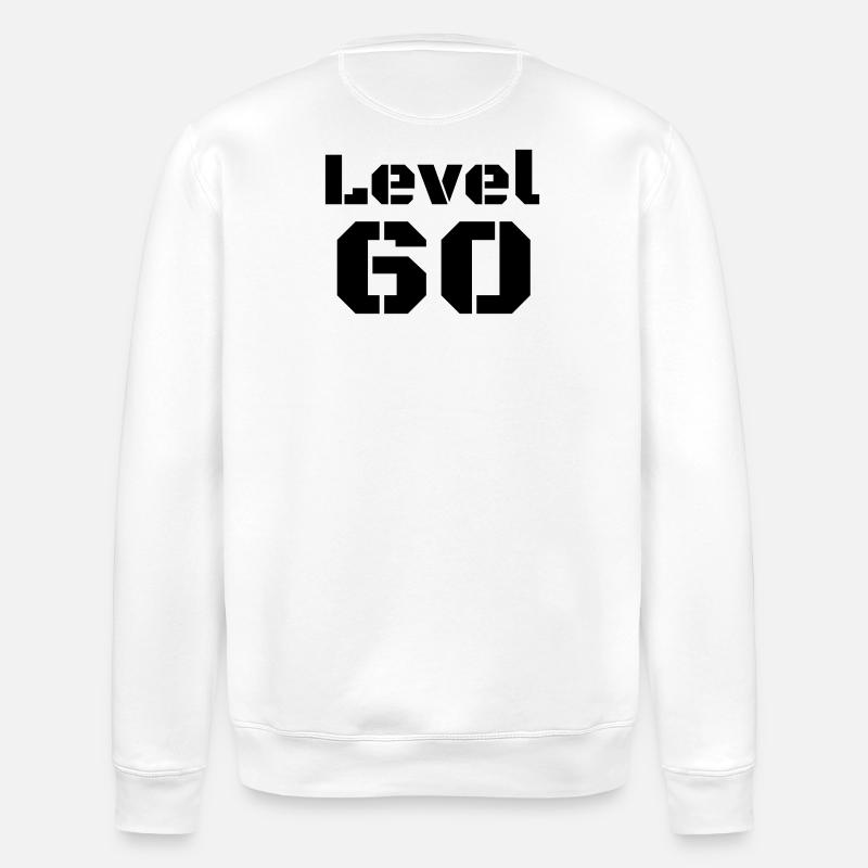 Level 60 - Stanley/Stella Unisex Bio-Sweatshirt ROLLER - Weiß