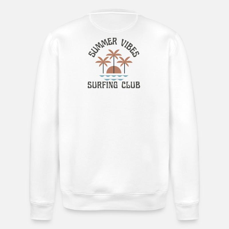 TreadZ Summer Vibes - Sweat bio ROLLER Stanley/Stella Unisexe - blanc