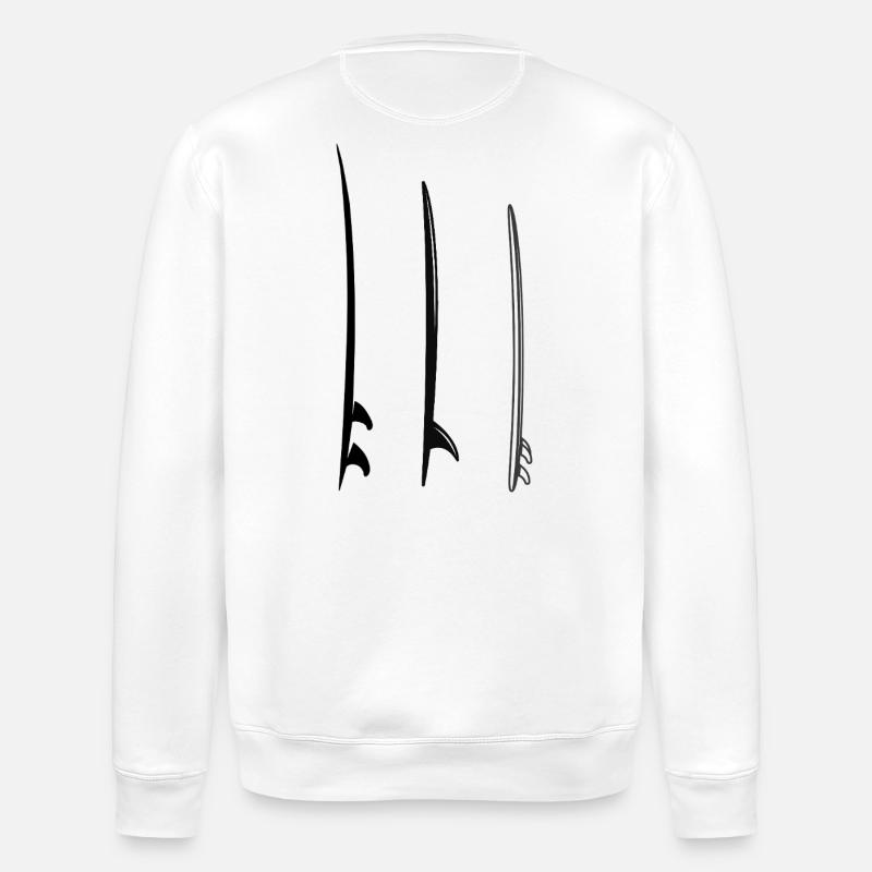 Planches - Sweat bio ROLLER Stanley/Stella Unisexe - blanc