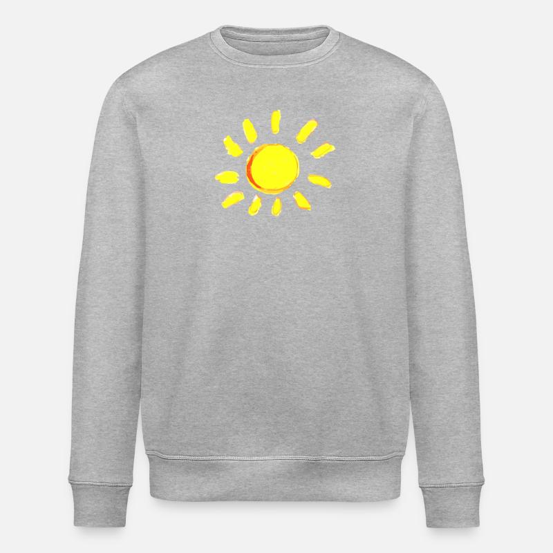 sonne sun - Stanley/Stella Unisex Bio-Sweatshirt ROLLER - Grau meliert