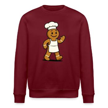Lebkuchenkoch  - Stanley/Stella Unisex Bio-Sweatshirt ROLLER - Grau meliert - Vorne - Nik (191cm)
