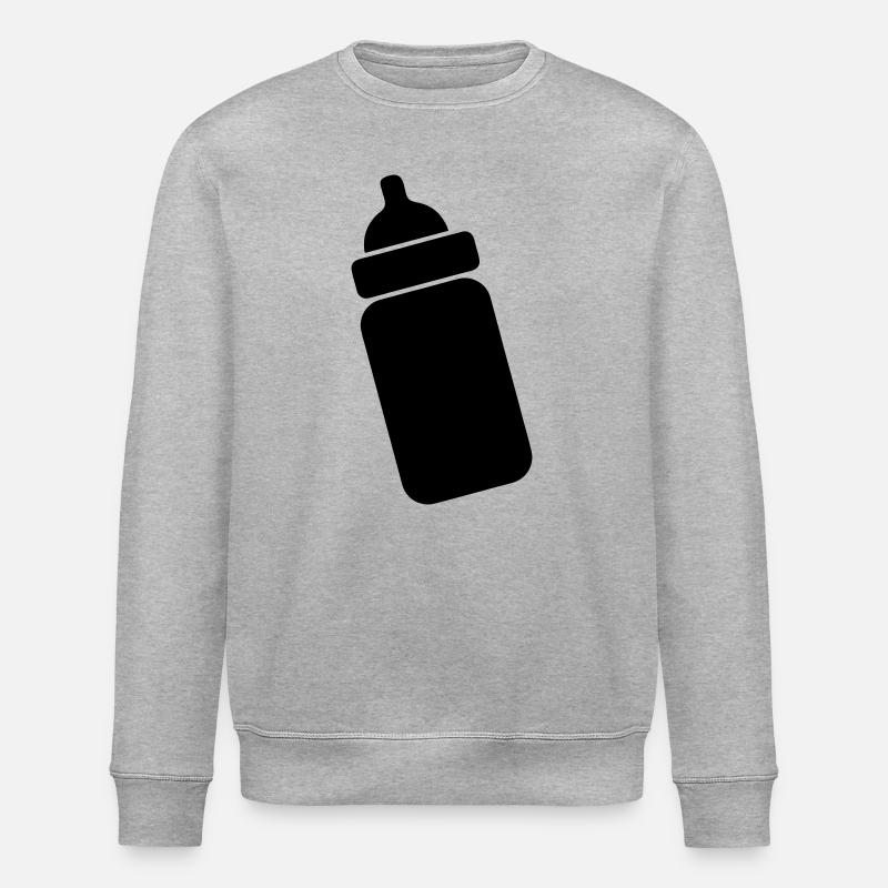 Image de teinte transparente du biberon - Sweat bio ROLLER Stanley/Stella Unisexe - gris chiné