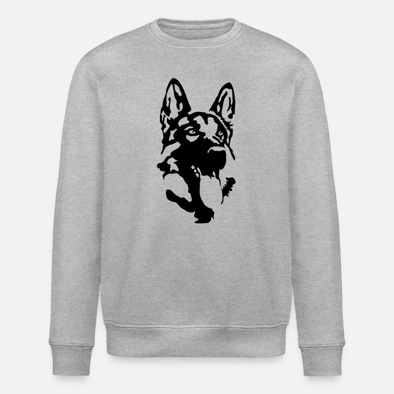 deutscher_schaeferhund - Sweat bio ROLLER Stanley/Stella Unisexe - gris chiné