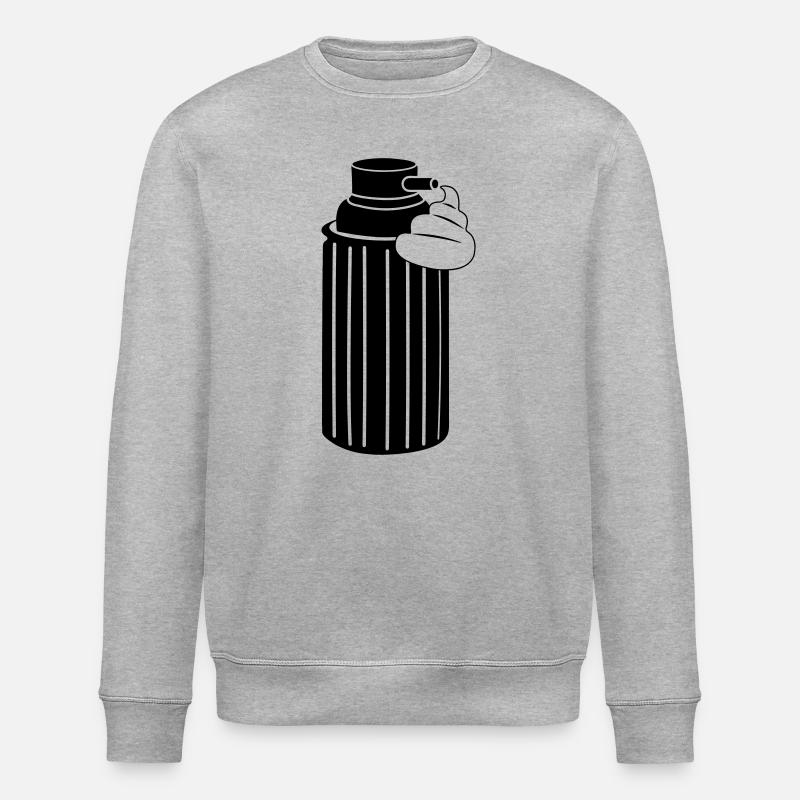 Mousse à raser - Sweat bio ROLLER Stanley/Stella Unisexe - gris chiné