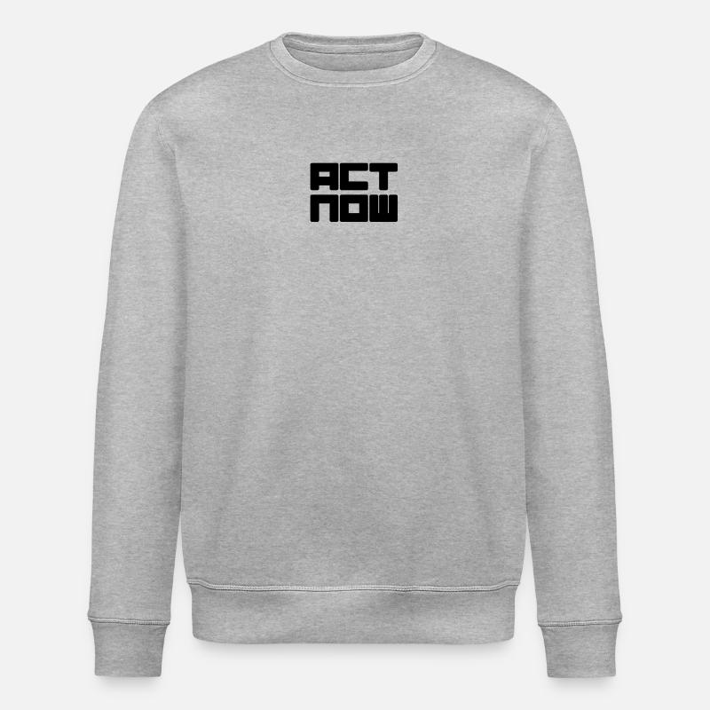 act now - Stanley/Stella Unisex Bio-Sweatshirt ROLLER - Grau meliert