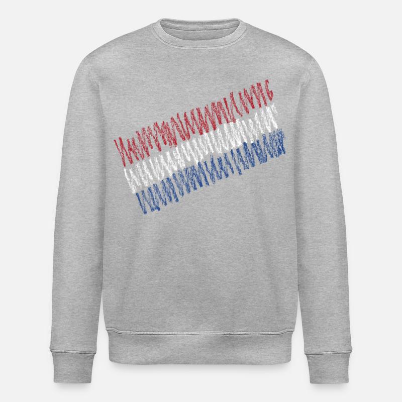 Niederlande - Stanley/Stella Unisex Bio-Sweatshirt ROLLER - Grau meliert