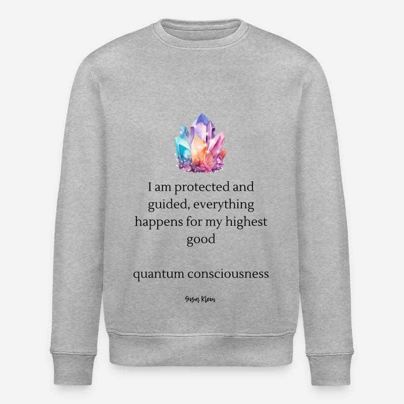 Grappe de couleurs cristallines - Sweat bio ROLLER Stanley/Stella Unisexe - gris chiné