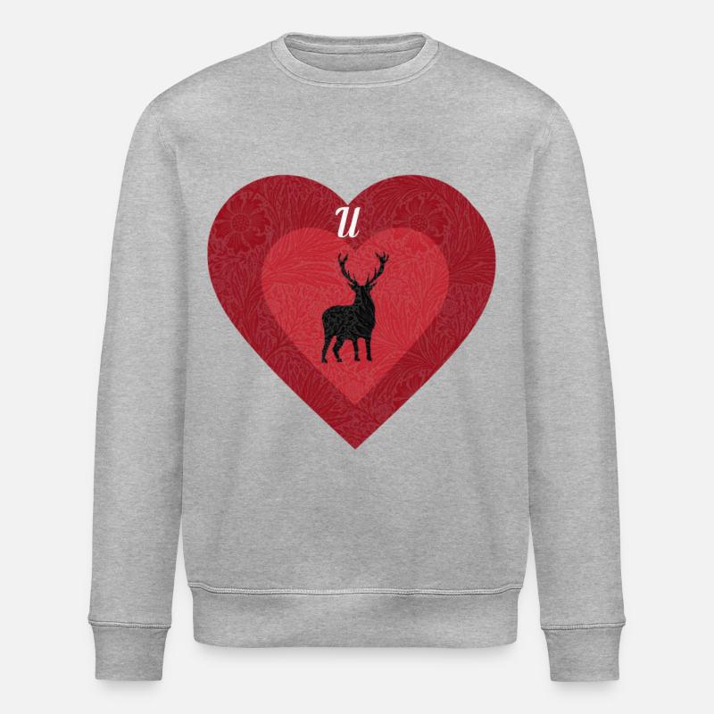 Liebe U Liebe - Stanley/Stella Unisex Bio-Sweatshirt ROLLER - Grau meliert