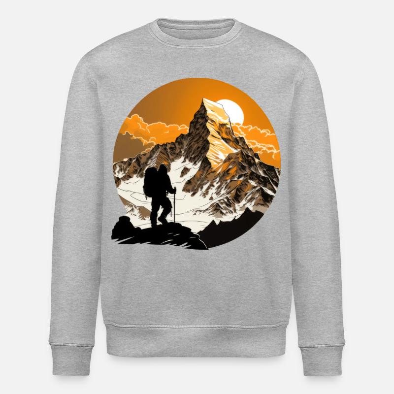 Alpiniste - Sweat bio ROLLER Stanley/Stella Unisexe - gris chiné