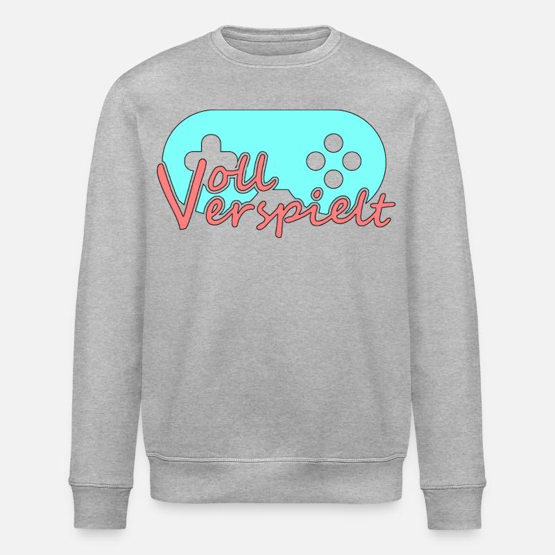 Gamer's Passion - Stanley/Stella Unisex Bio-Sweatshirt ROLLER - Grau meliert