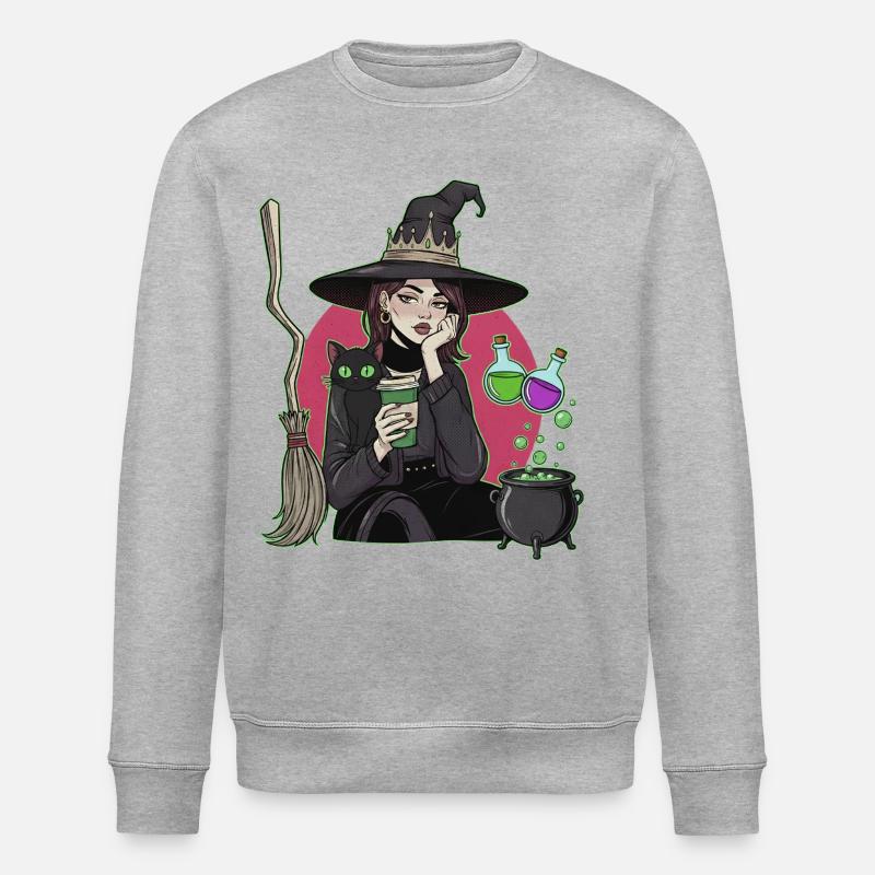 Hexe - Stanley/Stella Unisex Bio-Sweatshirt ROLLER - Grau meliert