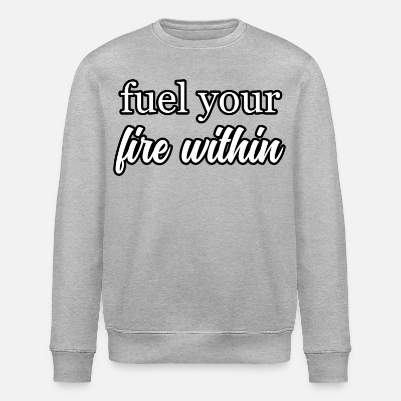 Hustle & Flow Erfolg Mindset Inspiration - Stanley/Stella Unisex Bio-Sweatshirt ROLLER - Grau meliert