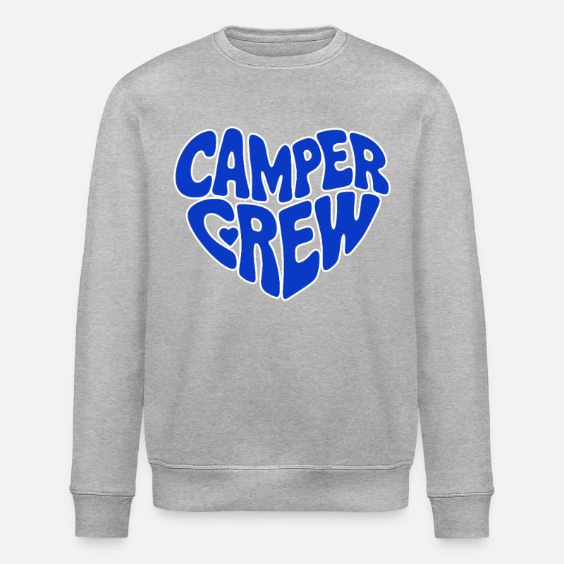 Équipe camping-campeur - Sweat bio ROLLER Stanley/Stella Unisexe - gris chiné