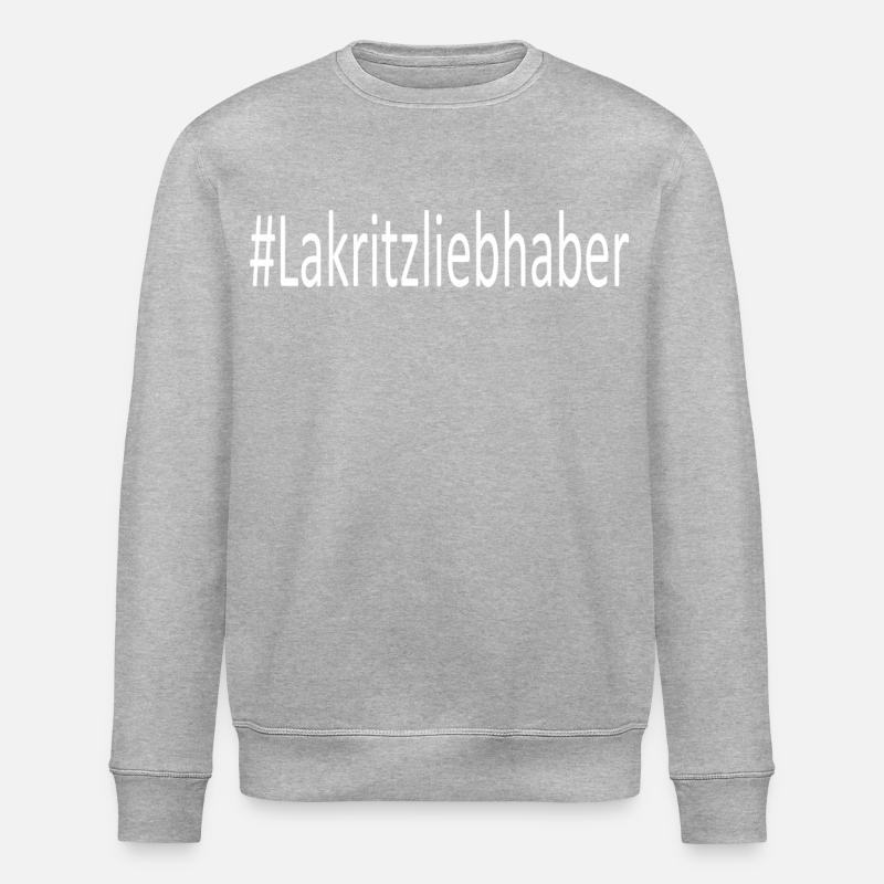 #Lakritzliebhaber - Stanley/Stella Unisex Bio-Sweatshirt ROLLER - Grau meliert