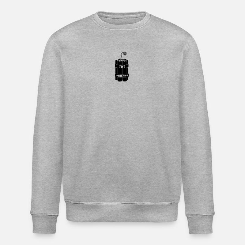 Sept bâtons de dynamite brûlants - Sweat bio ROLLER Stanley/Stella Unisexe - gris chiné