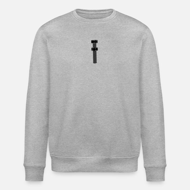 Schraube und Mutter - Stanley/Stella Unisex Bio-Sweatshirt ROLLER - Grau meliert