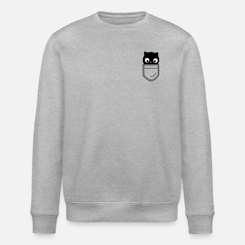 Chat Chats - Sweat bio ROLLER Stanley/Stella Unisexe - gris chiné