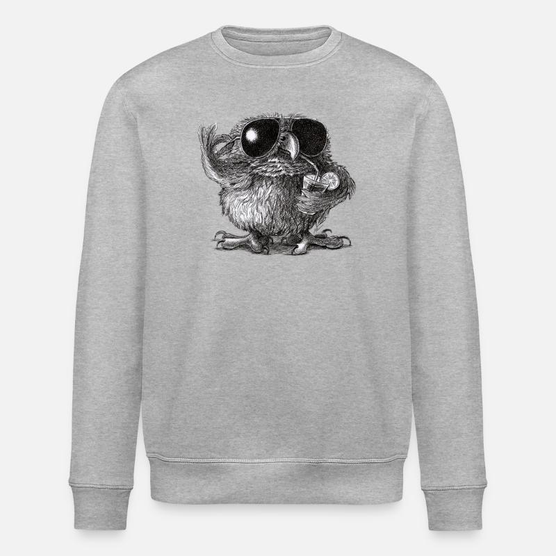 Chouette cool - Sweat bio ROLLER Stanley/Stella Unisexe - gris chiné