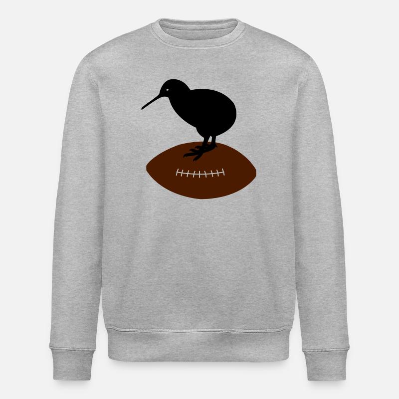 Kiwi Rugby - Stanley/Stella Unisex Bio-Sweatshirt ROLLER - Grau meliert