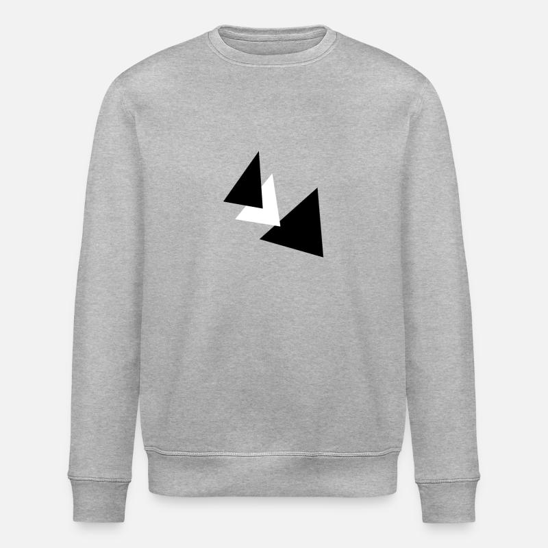 Abstrakt - Stanley/Stella Unisex Bio-Sweatshirt ROLLER - Grau meliert