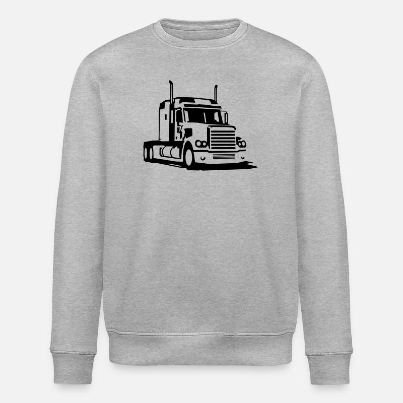 Truck - Stanley/Stella Unisex Bio-Sweatshirt ROLLER - Grau meliert