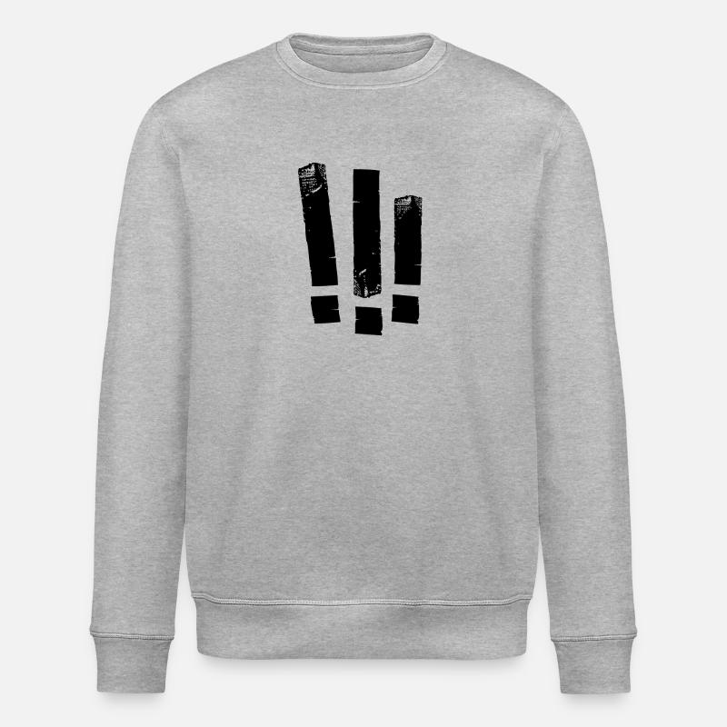 Drei !!! - Stanley/Stella Unisex Bio-Sweatshirt ROLLER - Grau meliert