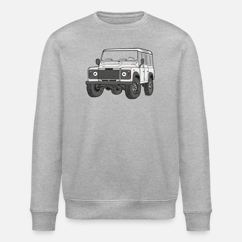 4x4 Defender 110 Adventure - Sweat bio ROLLER Stanley/Stella Unisexe - gris chiné