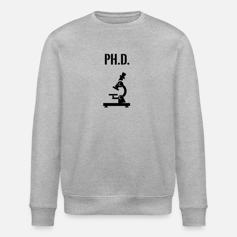 Ph.D. approved - Stanley/Stella ROLLER Unisex Organic Sweatshirt - heather grey