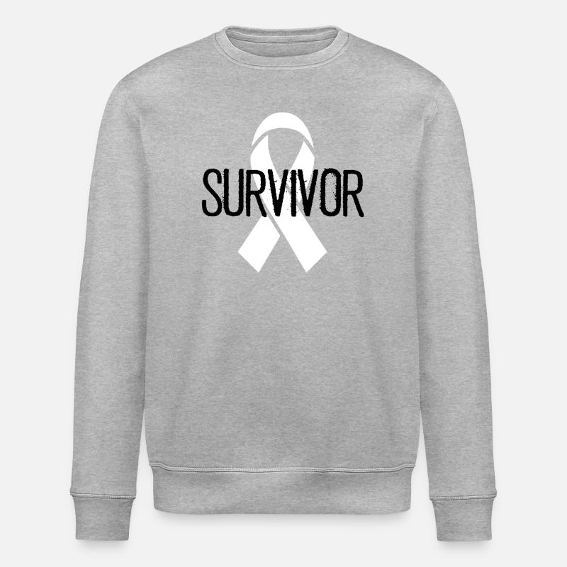 Bewusstsein für robuste Bänder - Stanley/Stella Unisex Bio-Sweatshirt ROLLER - Grau meliert