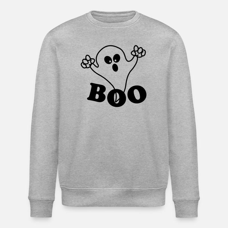 Spook Boo - Sweat bio ROLLER Stanley/Stella Unisexe - gris chiné