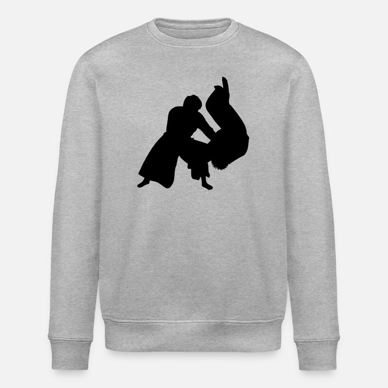 Aikido-Wurf - Stanley/Stella Unisex Bio-Sweatshirt ROLLER - Grau meliert