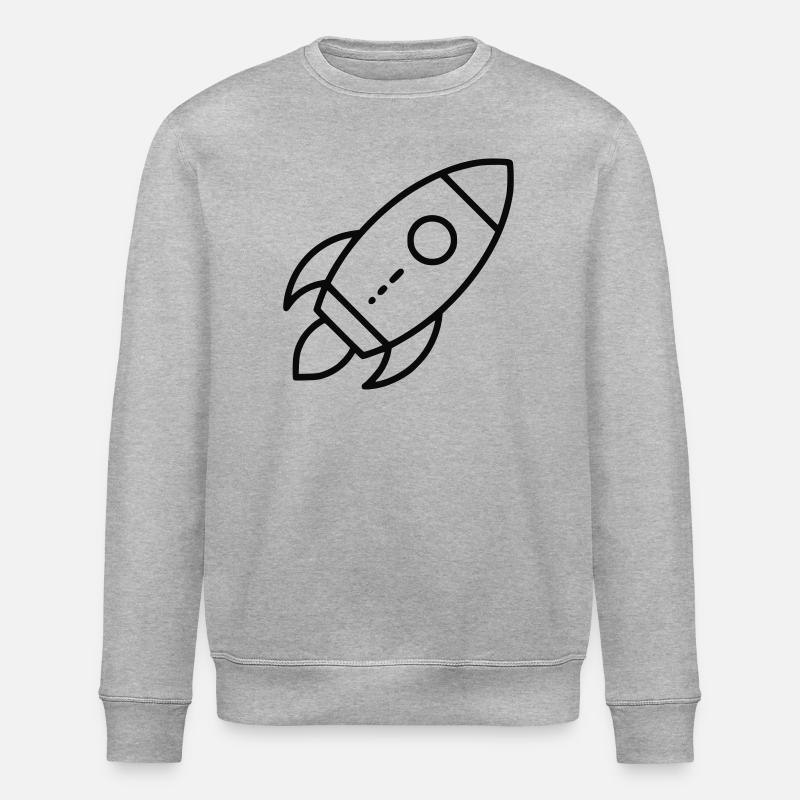 Rocket - Stanley/Stella ROLLER Unisex Organic Sweatshirt - heather grey