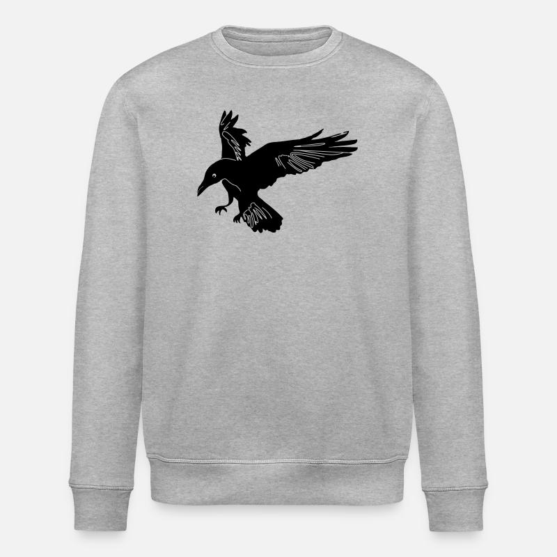 Raven Hugin - Stanley/Stella ROLLER Unisex Organic Sweatshirt - heather grey