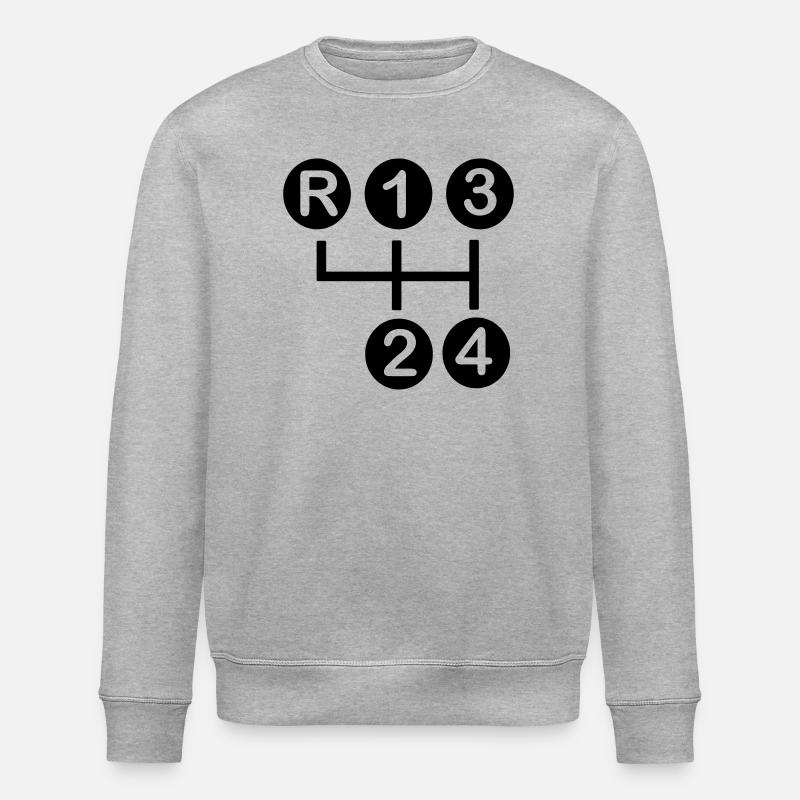 Gearbox 4 speed - Stanley/Stella ROLLER Unisex Organic Sweatshirt - heather grey