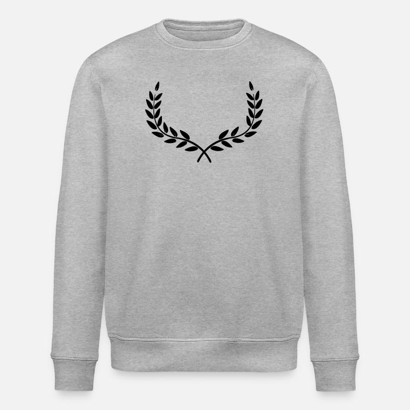 couronne couronne de laurier - Sweat bio ROLLER Stanley/Stella Unisexe - gris chiné